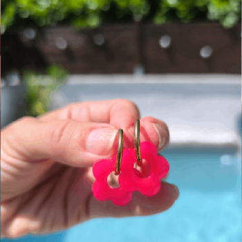 Boucles d'oreille Pink Pop | Les Bricoles de B