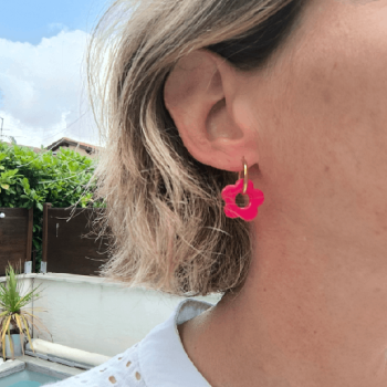 Boucles d'oreille Pink Pop | Les Bricoles de B