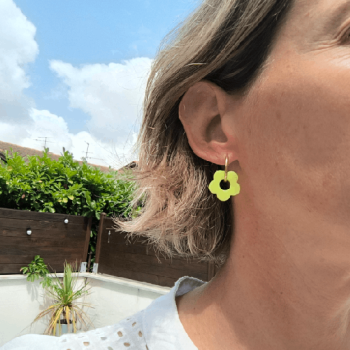 Boucles d'oreille Yellow Pop | Les Bricoles de B