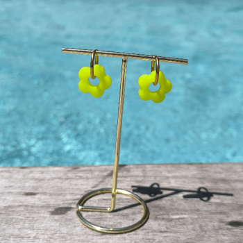 Boucles d'oreille Yellow Pop | Les Bricoles de B