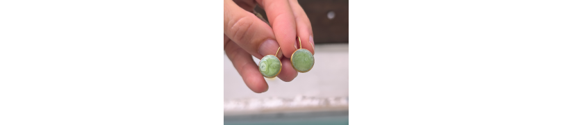 photo de boucles d'oreille Eclipse Pomme