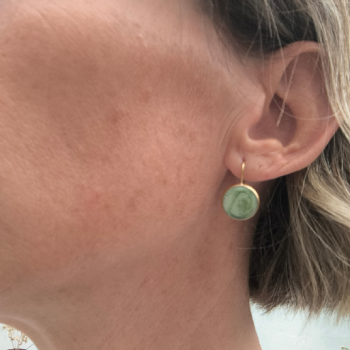 Boucles d'oreilles Eclipse Pomme | Les Bricoles de B