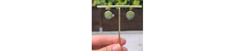 Boucles d'oreilles Eclipse Pomme | Les Bricoles de B