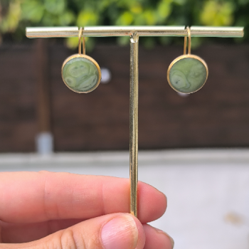 Boucles d'oreilles Eclipse Pomme | Les Bricoles de B