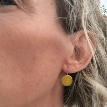 Boucles d'oreilles Eclipse Yellow | Les Bricoles de B