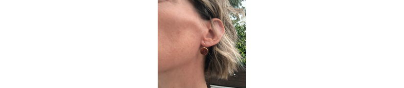 Boucles d'oreille Eclipse Chocolat