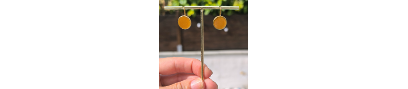 Boucles d'oreille Eclipse Camel