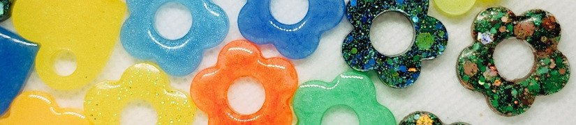 Boucles d'oreille fleurs artisanales | Les Bricoles de B