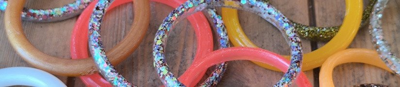 Bracelet Artisanal & Jonc Coloré Femme | Les Bricoles de B