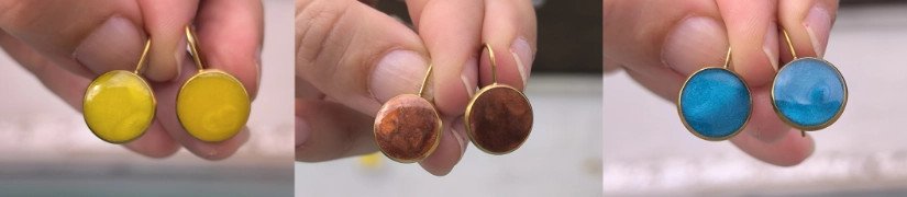 Boucles d'oreille Éclipse | Les Bricoles de B